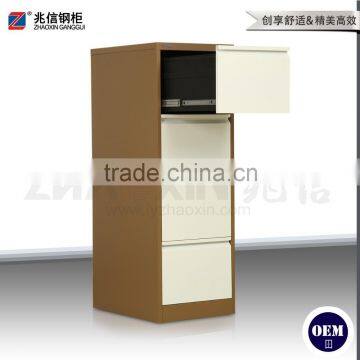 mixed color filing cabinet key lock steel cabinet nightstand drawer cabinet