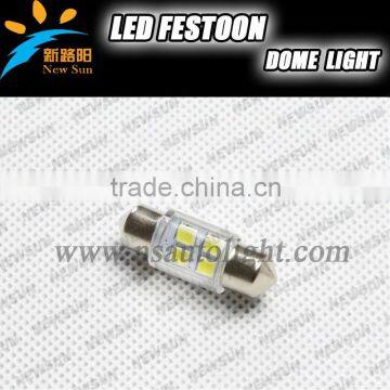 Hottest 6SMD 2835 LED car interior lights 12v 36mm led festoon dome lights for all vehicles