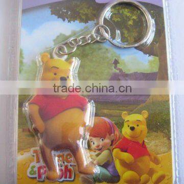 PVC key chain,cartoon character key chain