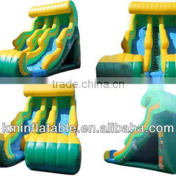 giant jungle inflatable water slide