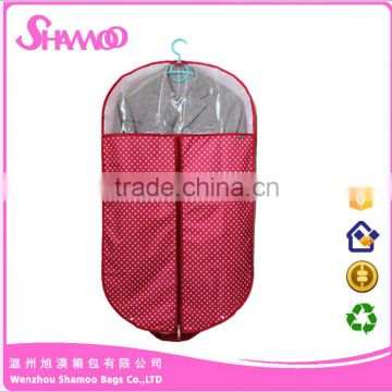 Sweet color garment packing bag,suit cover bag