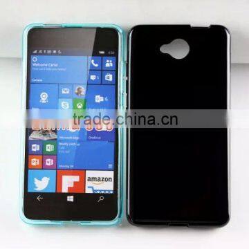 China Ultra Thin Transparent Clear Tpu Gel Silicone Back Cover Case for Microsoft Nokia Lumia 650 Case Express photo-1