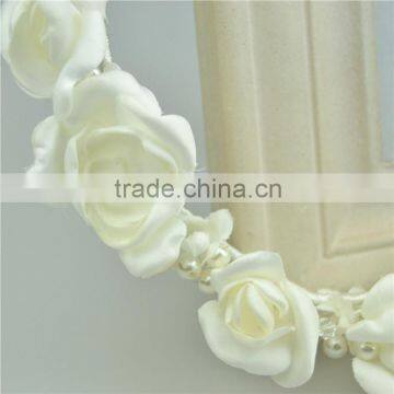 Fashion White Flowers Hair Accessory Indian Wedding Garland Tassel Garland New Style photo-4