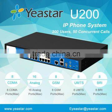 Yeastar 200 Users PSTN BRI GSM UMTS VOIP IP PBX System photo-3