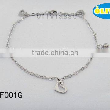 Olivia Jewelry Wholesale Fashion Stainless Steel Anklet for Women Charms Anklet Jewelry