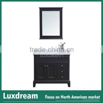 modern charcoal floor standing bathroom vanities for USA