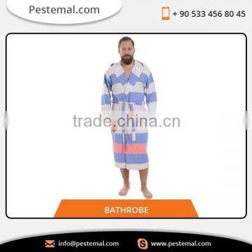 Soft Cotton Exotic Design Mens Bathrobe at Exclusive Price photo-2