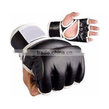 High Quality Black Leather MMA Glove, custom mma gloves, mma grappling gloves,