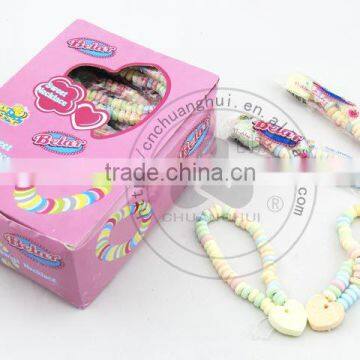 Dextrose Press Candy 22gr Heart Sweet Necklace Candy photo-2