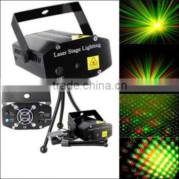 Black Mini Projector DJ Disco Light / mini laser disco lights / laser stage lighting