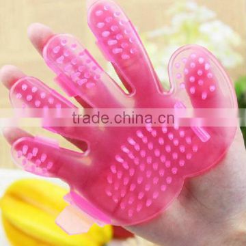 hot Silicone Pet Bath Massage Brush pet bathing brush / clean brush dog massage brush / pet bath brush