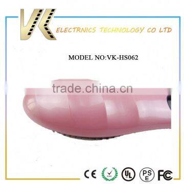 Amazon hotselling PTC hair straightening comb lcd hair straightener brush