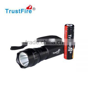 UV led TrustFire rechargeable flashlight with uv light flashlight from China supplier