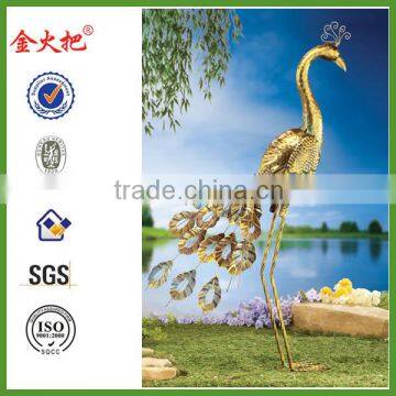 Latest Decorative Metal ostrich garden stake for decor