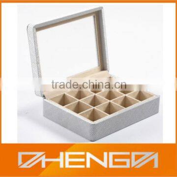 High Quality PU Leather Cufflinks Box photo-3