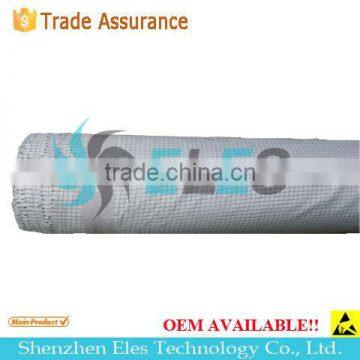 Class 100 1000 Strip Grid Polyester With Conductive Carbon Cleanroom Anti Static Fabric photo-6
