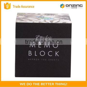 Custom Logo Printed Promotional Paper Block Note Cube Memo Pad Set