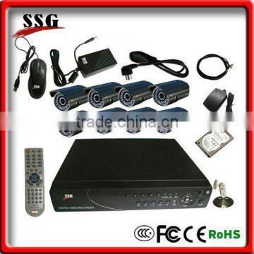 DIY intruder alarm and monitoring system support mobile remote view and auto dail to inform host