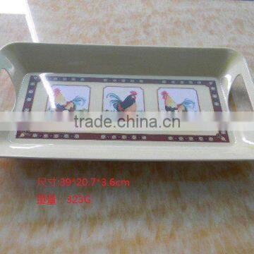 melamine tray with ears