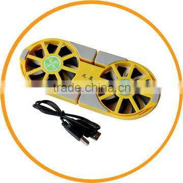 Laptop 2 fans usb Cooler Pad from Dailyetech