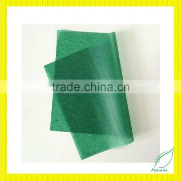 waterproof flower packaging deep green glassine paper