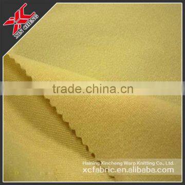 Yellow 100 Poly Mercerized Knitted Fabric for Sportswear