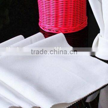 spun polyester plain table napkin wedding banquet table napkin