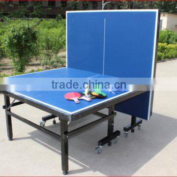 Removable table tennis table foldable with wheels