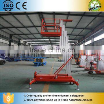 Hydraulic Electric lift /8.0m Tilting Aluminium Alloy Vertical Platform