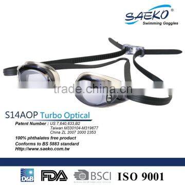 Optical - Diopter Racing Competition Myopia Swimming Goggles