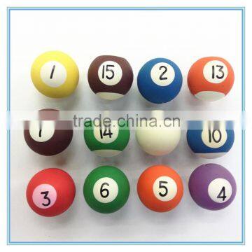 Rubber Billiards shape small candy toy, Children Education billiard ball