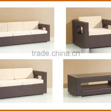 Modern Sofa Resin Wicker Sofa Set