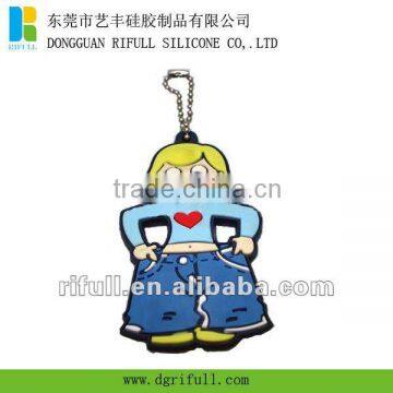 High quality silicone keyring