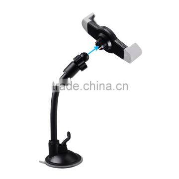 360 Rotating Diagonal Design Flexible Gooseneck Windshield Car Cup Phone Holder For 3.5-6" Smartphone photo-6