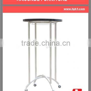 MDF bar table with wheel