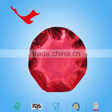 disposable round paper plate with foil film,square plate with foil film,special shaped plate with foil film