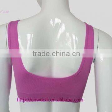Seamless Sports Bra Yoga Bra With no Pads Pink photo-3