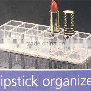 Cosmetic Organizer Acrylic Makeup case cotton pad case box lipstick holder clear