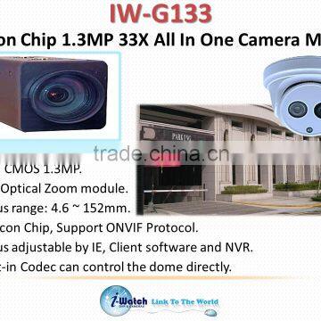 IW-G133 1.3MP 33X Support IR Cut Filter Camera Module