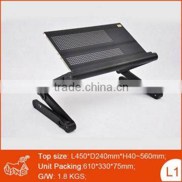 Modern Portable Folding Up Mini Aluminum Laptop Cooling Table