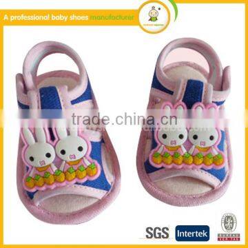 Shoes Girls Promotion Special Offer Canvas Tpr Bordered Hook & Loop Summer 2014 Fashion Cartoon Cute Baby Sander Shoes