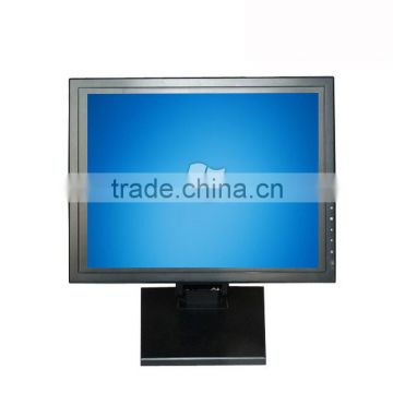 HD MI VGA DVI Capacitive multi touch 15 inch touch screen monitor