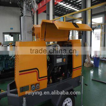 China Professional Supplier High Quality 4x1000w Movable Generator Tower Light With Manual Operation photo-4