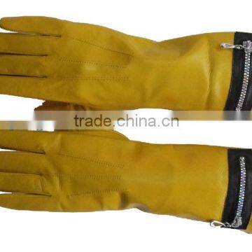 leather gloves/pu gloves with Snake Pattern