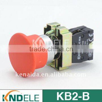 40mm waterproof red mushroom push on push off switch ,B2-BT,B2-BX