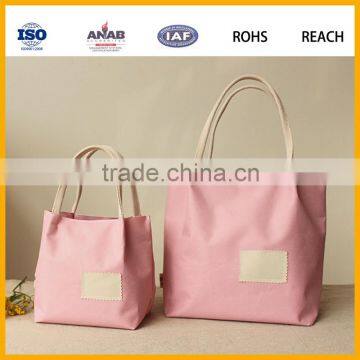 Non woven or polyester lunch bag foldable handbag