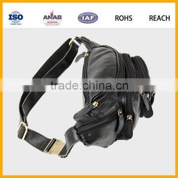 Promotional PU High Quality Elegant Multilayer Waist Bag for Man and Women photo-5