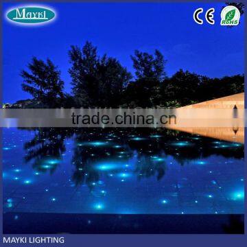 Top quality swimming pool fibre optic lighting for pool star lighting decoraton with light source & fibre cable