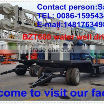 water well drilling rig price 600 meters