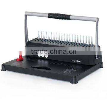 Comb binder plastic ring binder double handles binding machine